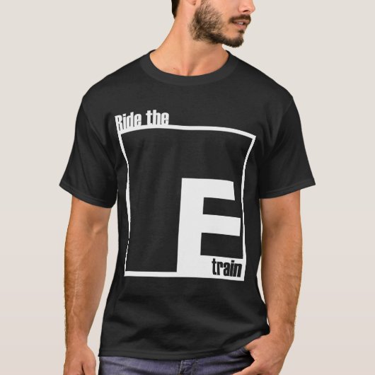 Etrain #3に乗って下さい tシャツ (正面)