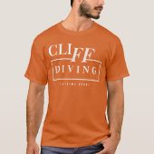 Etreme Sport Cliff Diving boy Tシャツ (正面)