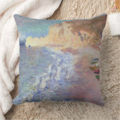 Etretatのクロード・モネ|の朝 クッション (ブランケット)