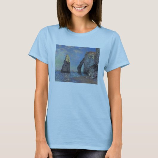 EtretatのMonet_Theの崖 Tシャツ (正面)