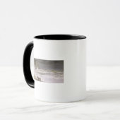 Etretat 1868-69年のクロード・モネ|の荒海 マグカップ (正面左)
