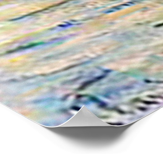 Etretat, Sunset,1883 ポスター (角)