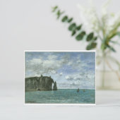 Etretat, the Porte d'Aval,1890 ポストカード (スタンド正面)