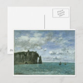 Etretat, the Porte d'Aval,1890 ポストカード (正面/裏面)
