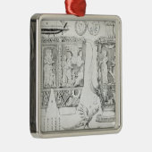 Etruscanのつぼおよびデザイン1749年 メタルオーナメント (右)