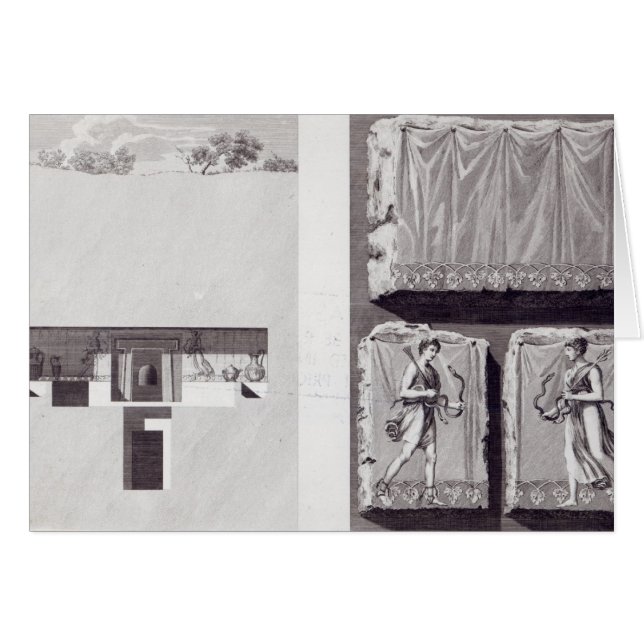 Etruscanの墓、c. 1780年 (正面横)