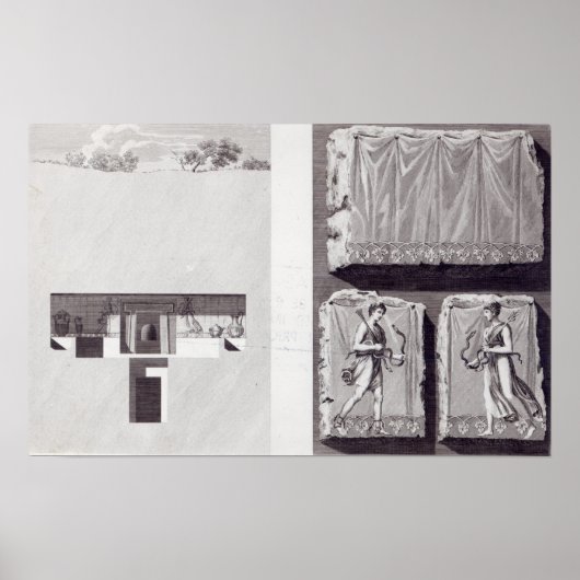 Etruscan Tombs, c.1780 ポスター (正面)