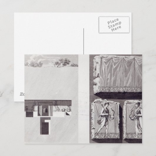 Etruscan Tombs, c.1780 ポストカード (正面/裏面)