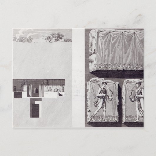 Etruscan Tombs, c.1780 ポストカード (正面)