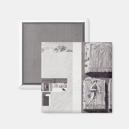 Etruscan Tombs, c.1780 マグネット (正面/裏面)