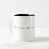 (etry A) bortに(R) (F)すべてを恋しく思うC:\COFFEE.POTように… ツートーンマグカップ (正面左)