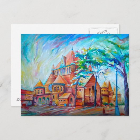 ETS建物~デトロイトインスパイアシリーズ ポストカード (正面/裏面)