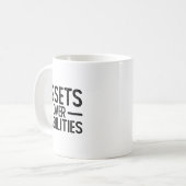 Ets Over Liabilities _ Funny Accountant _ Motivati コーヒーマグカップ (正面左)