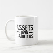 Ets Over Liabilities _ Funny Accountant _ Motivati コーヒーマグカップ (左)