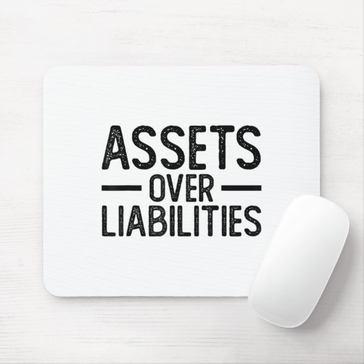 Ets Over Liabilities _ Funny Accountant _ Motivati マウスパッド (マウス)