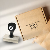 Etsyの離れ業務についてレビューを感謝してい下さい ラバースタンプ