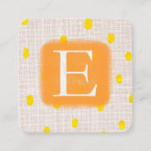 ETSY スクエア名刺 (正面)