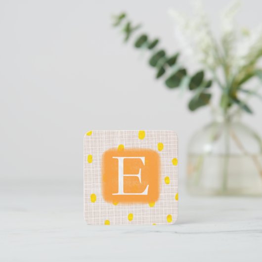 ETSY スクエア名刺 (スタンド正面)