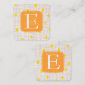 ETSY スクエア名刺 (正面/裏面)