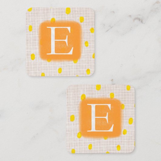 ETSY スクエア名刺 (正面/裏面)