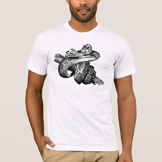 Ettesのヘビのティー Tシャツ (正面)
