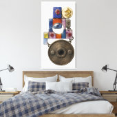 Etude 14: Chronograph. The Keeper of Time. キャンバスプリント (インサイチュ (寝室))