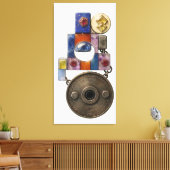 Etude 14: Chronograph. The Keeper of Time. キャンバスプリント (インサイチュ (リビング))