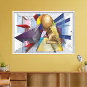 Etude №23 Intersection of Spaces  キャンバスプリント (インサイチュ (リビング))