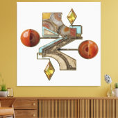 Etude 8. Lighthouse 3d. キャンバスプリント (インサイチュ (リビング))