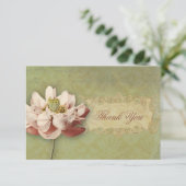Etude de Fleurs Vintageの結婚式は感謝していしています サンキューカード (スタンド正面)