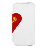 Étui portefeuille pour iPhone 6 SE blanc BARCELONA Incipio iPhoneウォレットケース (フォリオ 正面)