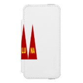 Étui portefeuille pour iPhone 6 SE blanc CATALUNA Incipio iPhoneウォレットケース (フォリオ 正面)