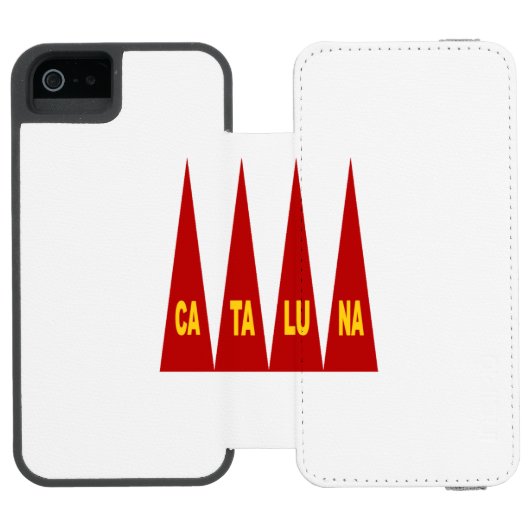Étui portefeuille pour iPhone 6 SE blanc CATALUNA Incipio iPhoneウォレットケース (フォリオ Open)