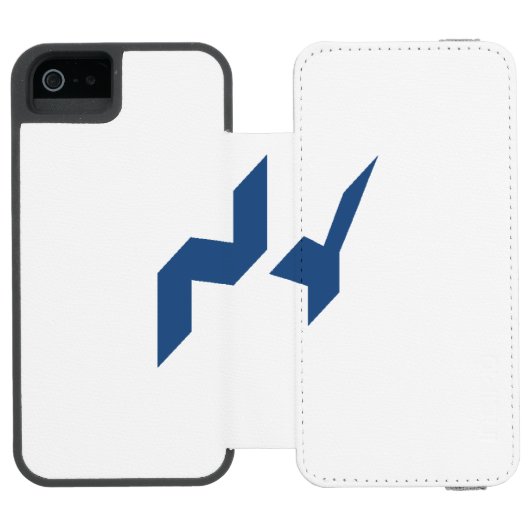 Étui portefeuille pour iphone 6 SE blanc NEW YORK Incipio iPhoneウォレットケース (フォリオ Open)
