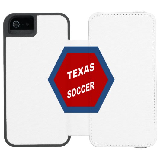 Étui portefeuille pour iPhone 6 SE TEXAS SOCCER Incipio iPhoneウォレットケース (フォリオ Open)