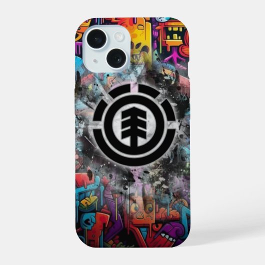étuis protecteur cellulaire (Elément) iPhone 15ケース (裏面)