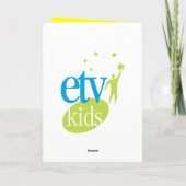 ETVキャッ頭が切れるト誕生日カード カード (裏面)