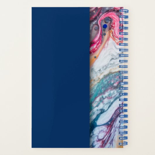 Etz Chim Tree of Life Marble Journal Notebook ノートブック (裏面)
