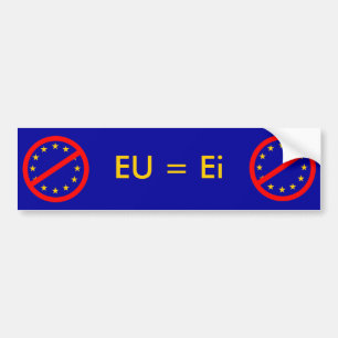EUにe-i バンパーステッカー