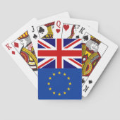 EUのカードを遊ぶイギリスの国民投票のbrexitの投票 トランプ (裏面)
