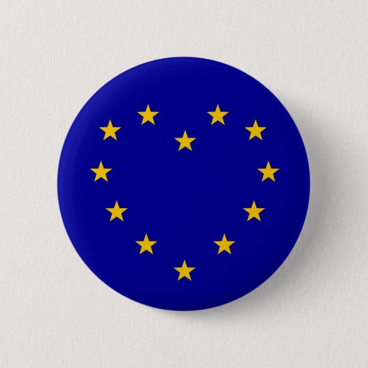 EUのハートの国民投票の投票欧州連合Brexit 缶バッジ (正面)