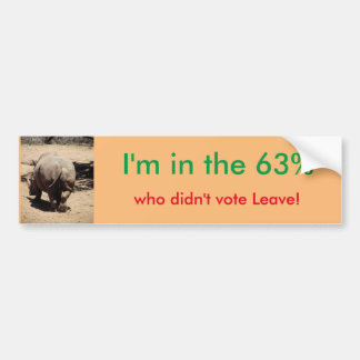 EUのバンパーステッカーに残して下さい バンパーステッカー