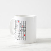 EUのte amo コーヒーマグカップ (正面左)