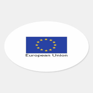 EUは楕円形のステッカーに印を付けます 楕円形シール