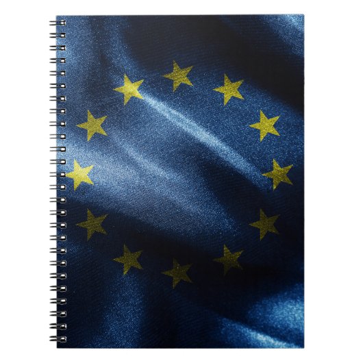 EUシルク国旗 ノートブック (正面)