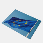 EU国旗 ドアマット (アングル)