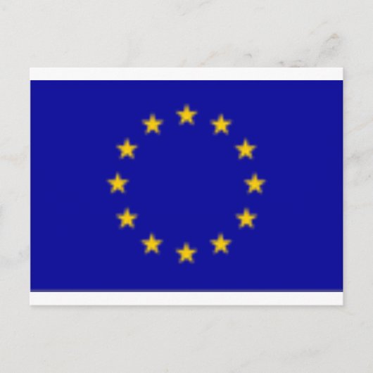 EU国旗 ポストカード (正面)