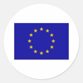 EU国旗 ラウンドシール