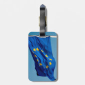 EU国旗 ラゲッジタグ (裏面縦)