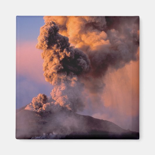 EU、イタリア、シチリア、エトナ山サミットのベント マグネット (正面)